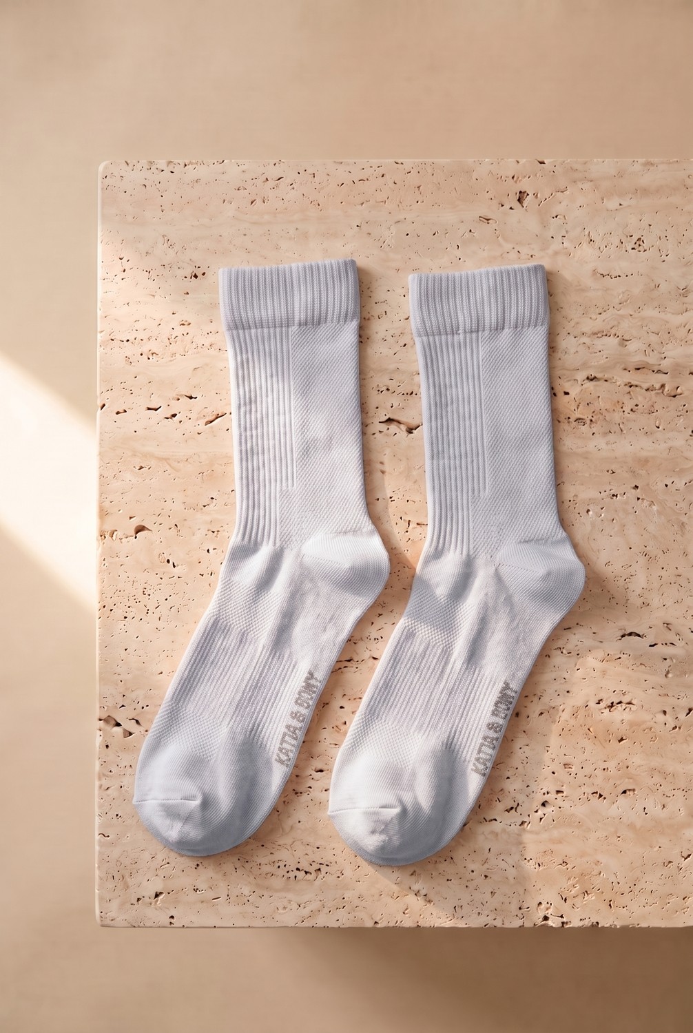 Katia & Bony Unisex File Örgülü Soket Çorap Pembe görsel 3