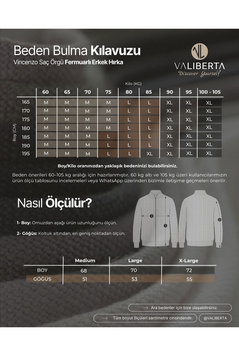 Valiberta Vincenzo Anti-Peeling Tüylenmez Saç Örgü Triko Fermuarlı Hırka - Siyah görsel 7