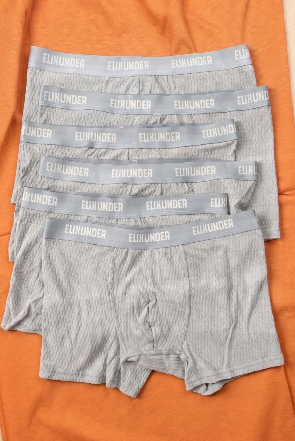 Elixunder 10'lu Erkek Boxer Terletmez Nefes Alabilen Pamuklu Boxer