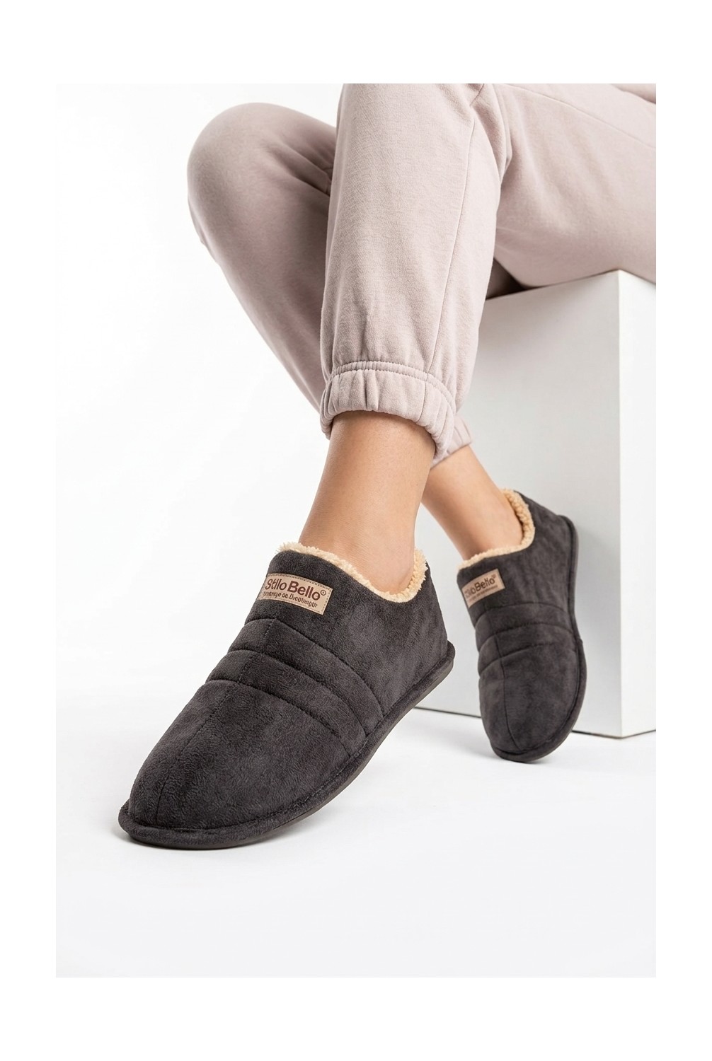Nmoda Unisex Şık Kışlık Ev Terliği Içi Peluş Sıcak Tutan Kapalı Panduf Yumuşak Tabanlı Hafif Rahat Ev Botu görsel 6