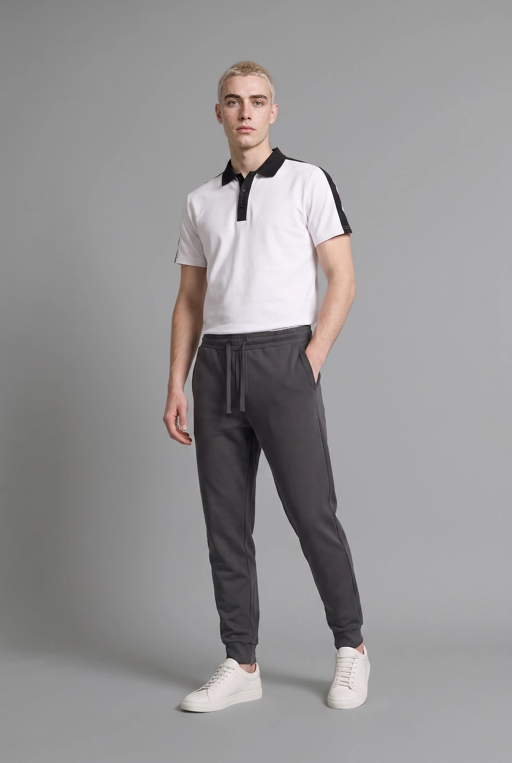 DeFacto Slim Fit Bağcıklı Fermuar Cepli Pike Jogger Eşofman Altı E9427AX26AU