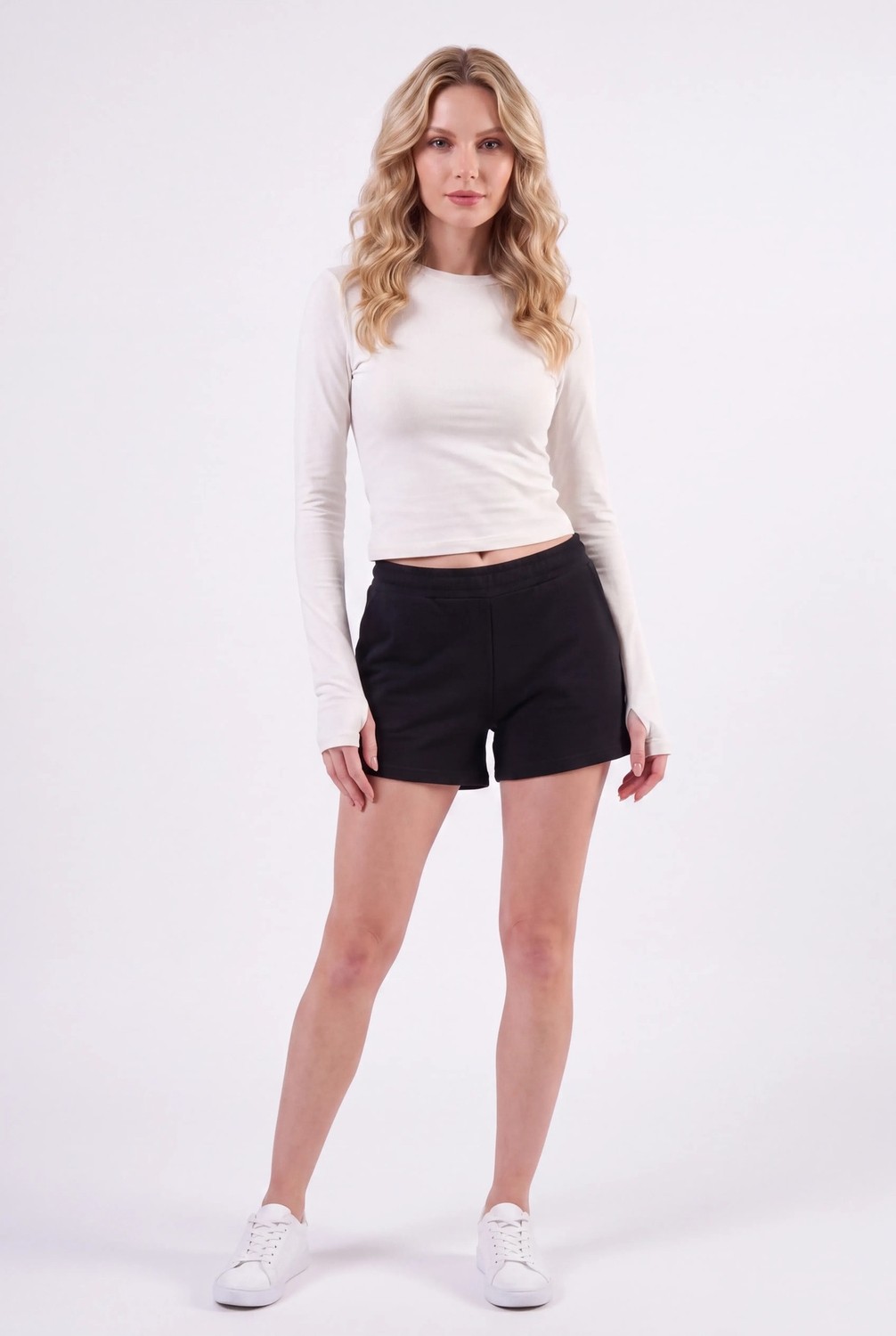 Uslular Kadın Parmak Detaylı Uzun Kollu Body 4’lü Ekonomik Paket, Mürdüm, Kahverengi, Siyah, Kırık Beyaz görsel 3
