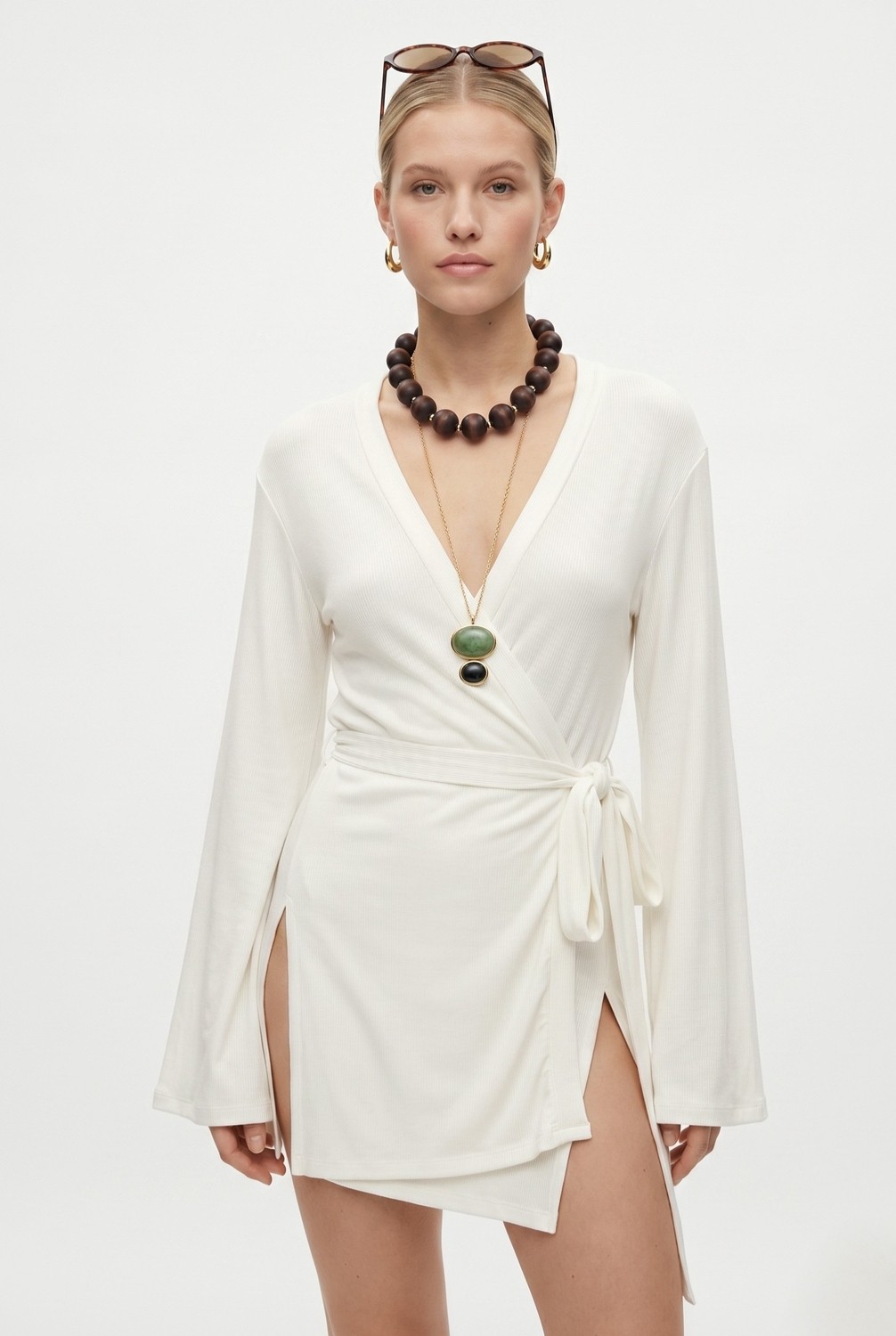 Ritnice Kadın Briana Ultra Soft Siyah Kimono