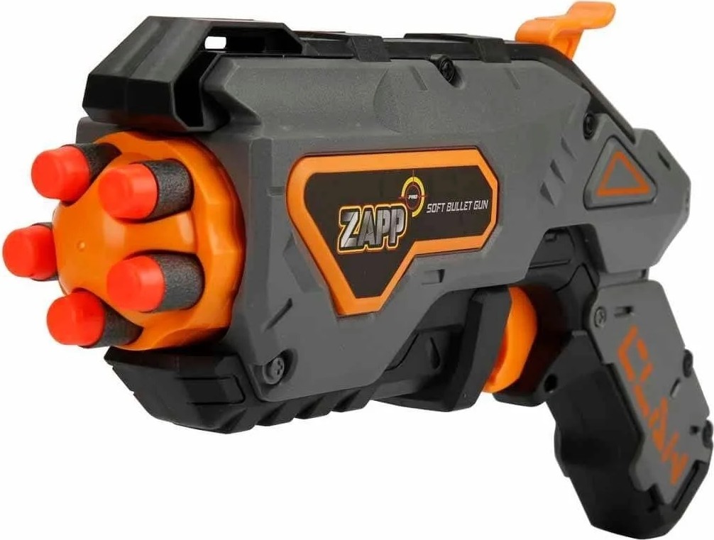 Akıllı Bayi 4576 Zapp Toys 20 Mermili Sünger Dart Atan Silah 28 cm görsel 3