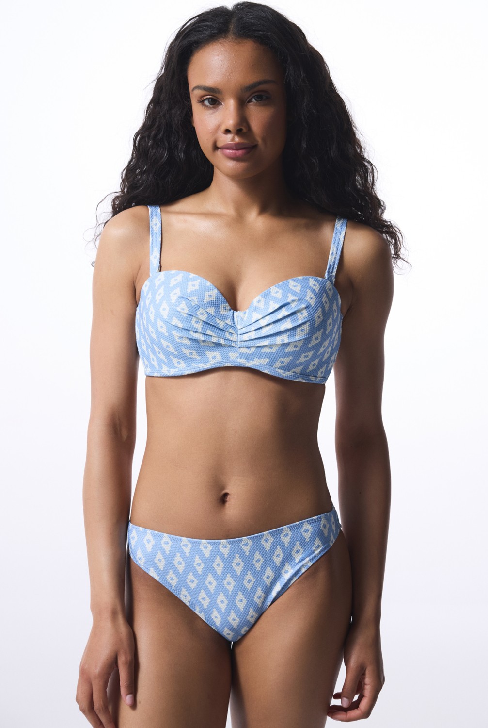 Penti Renkli Nomi Lotus Geometrik Desenli Bikini Üstü görsel 5