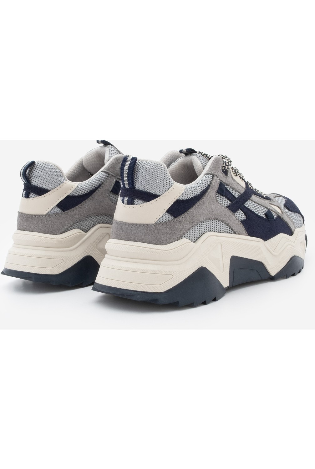Marjin Kadın Yüksek Taban Sneaker Bağcıklı Spor Ayakkabı Edisa Siyah görsel 7