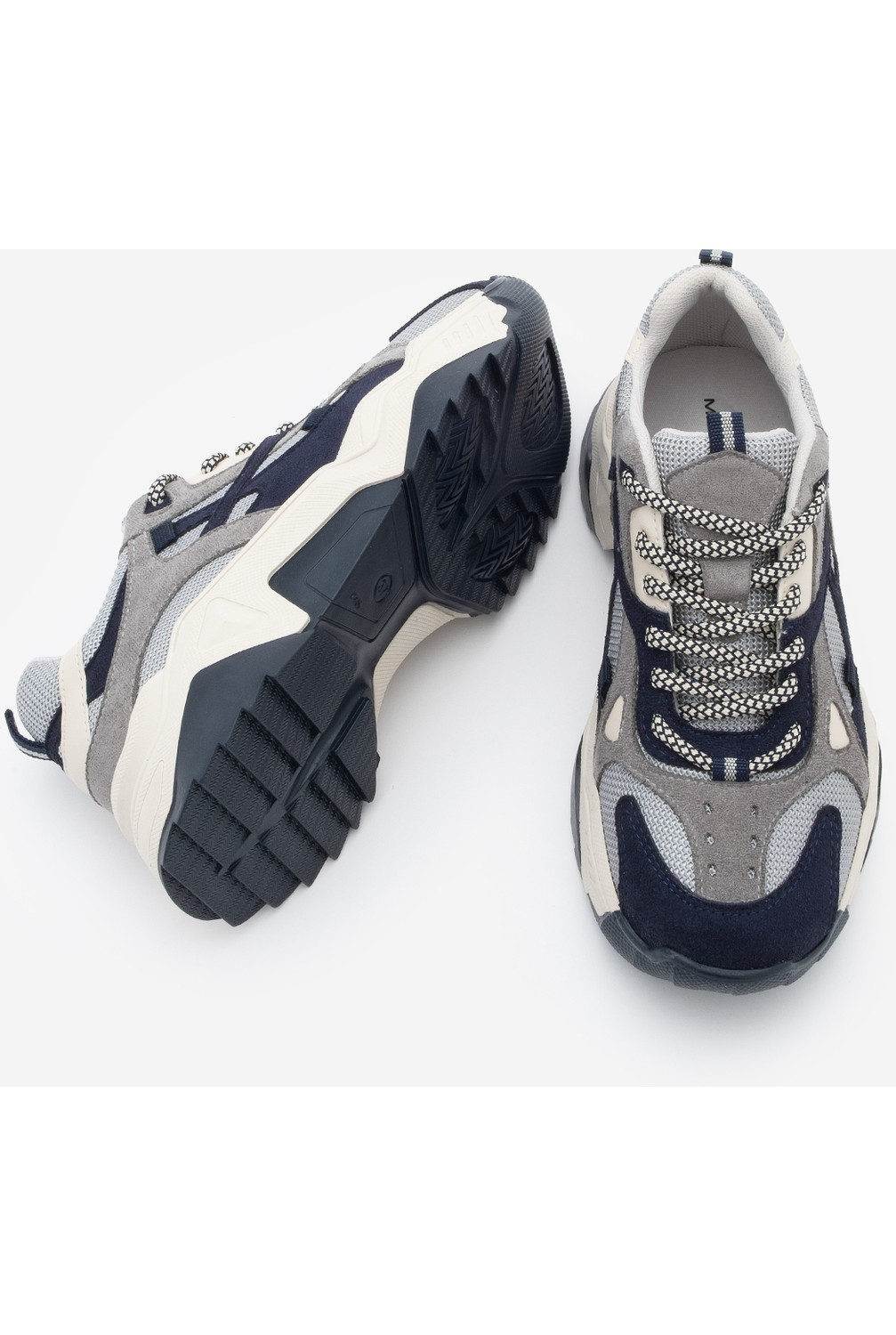 Marjin Kadın Yüksek Taban Sneaker Bağcıklı Spor Ayakkabı Edisa Siyah görsel 8