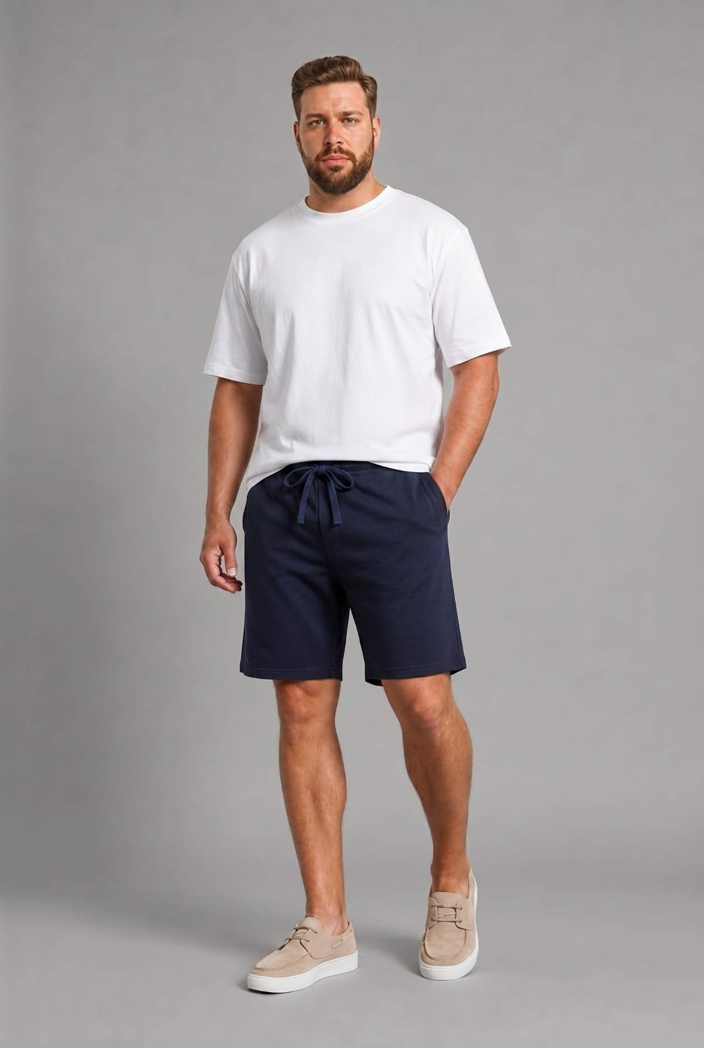 DeFacto Baggy Fit Büyük Beden Şort H1005AX26SP