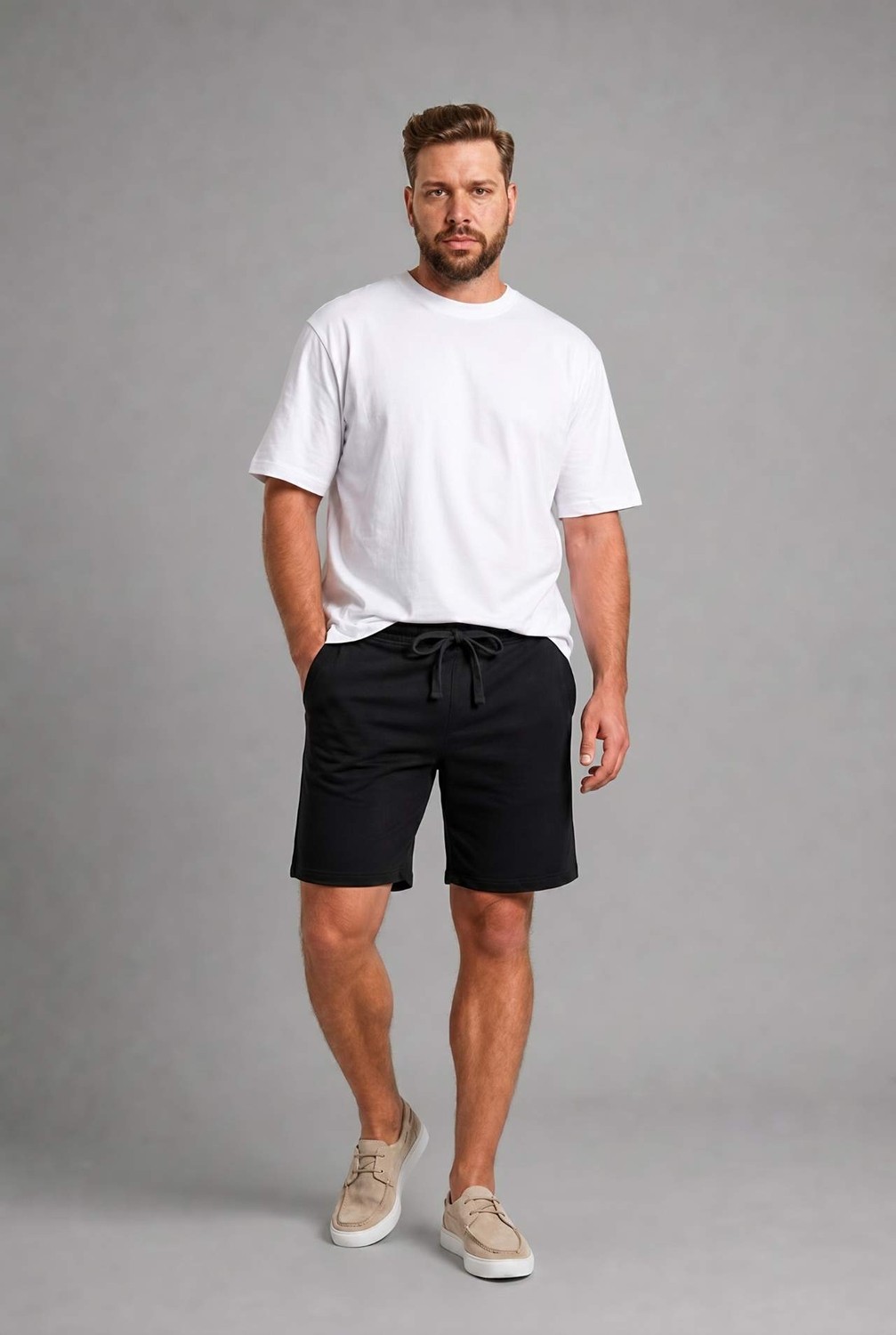 DeFacto Baggy Fit Büyük Beden Şort H1005AX26SP görsel 8