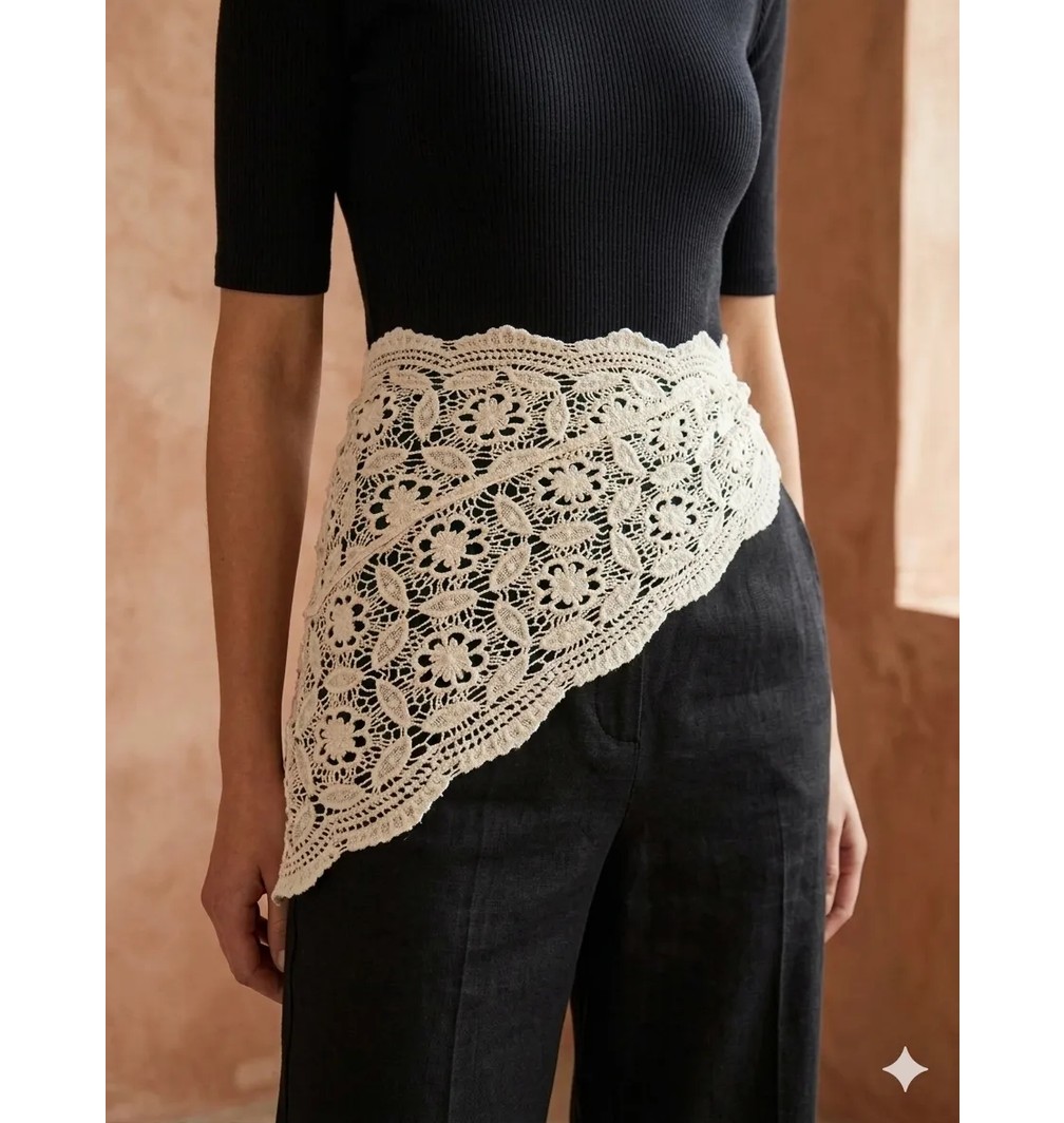 Trend Nexus Midiboy Ipli Bel Aksesuarı-Bandana-Pareo görsel 6