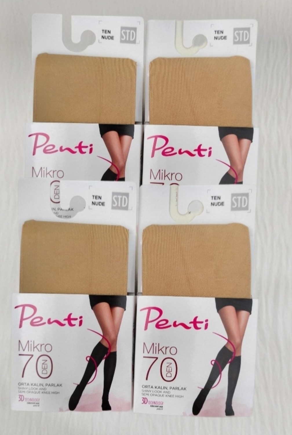 Penti Mikro 70 Pantolon Çorabı - Dizaltı Çorap 4'lü görsel 3