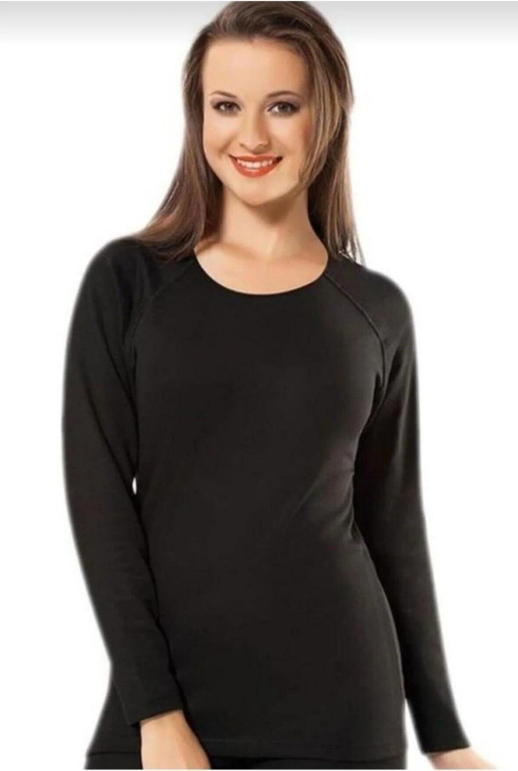 Kota Kadın Siyah Termal Body 2007 görsel 2