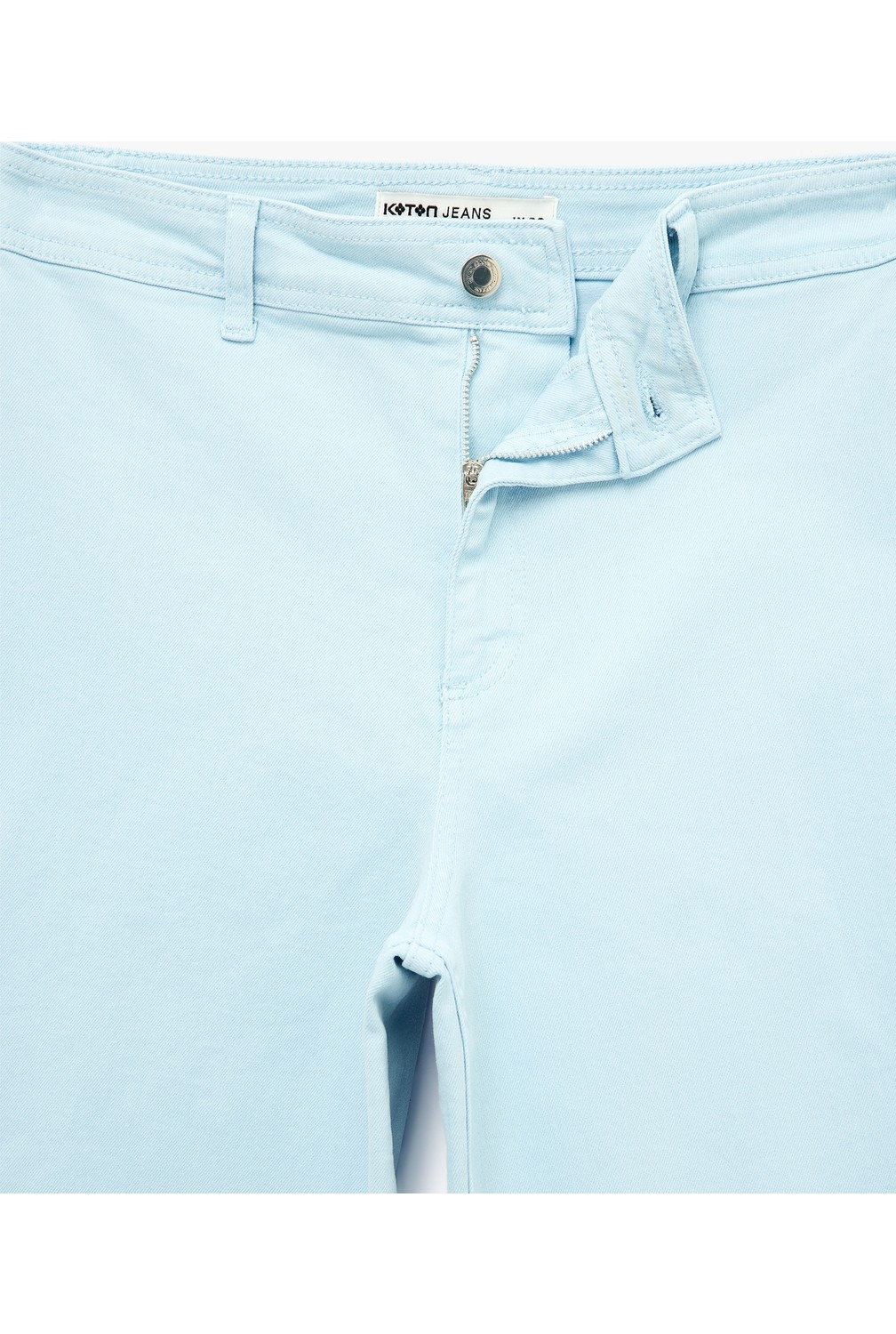 Koton Normal Bel Rahat Kalıp Kesik Paça Jean Pantolon - Culoette Jean görsel 4