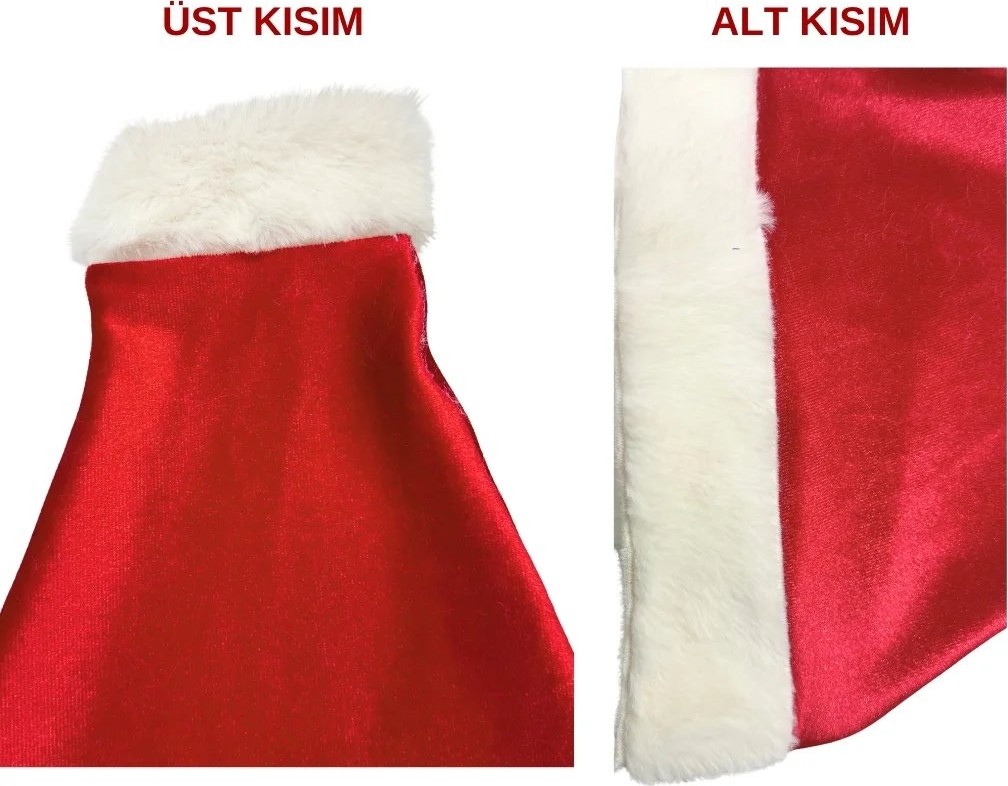 Ava Style Unisex Seksi Kadife Yılbaşı Şapkası Ava görsel 3