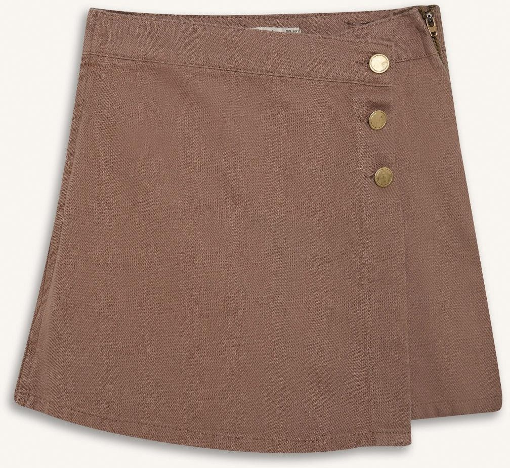 DeFacto %100 Pamuk Gabardin Şort Etek Kız Çocuk D9305A825SM görsel 8