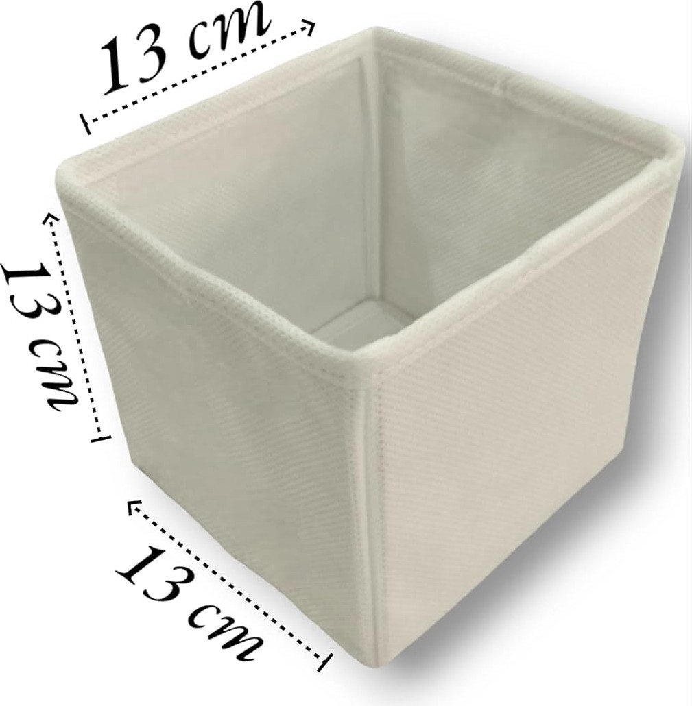 Özkaya Store 8'li Beyaz Çekmece Içi Düzenleyici Organizer Set - Çok Amaçlı Dolap Içi Kutu Seti görsel 4