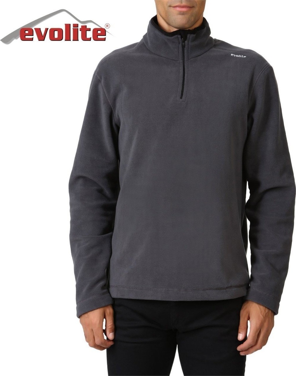 Evolite Fuga Erkek Mikro Polar Sweater - Gri görsel 2