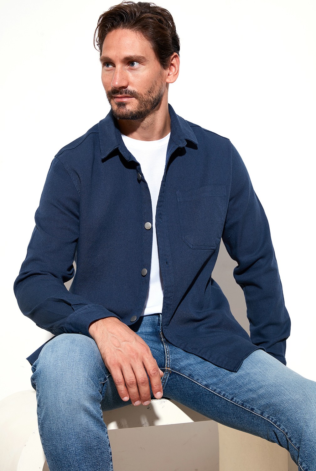Buratti Pamuklu Tek Cepli Regular Fit Gömlek Erkek Gömlek CF25W129140