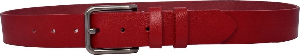 GoDeri %100 Hakiki Deri, Siyah Nikel Takım Tokalı 4 cm Kırmızı Kadın Kemeri; Kot, Spor Kemer=nikel.tk.76 görsel 5