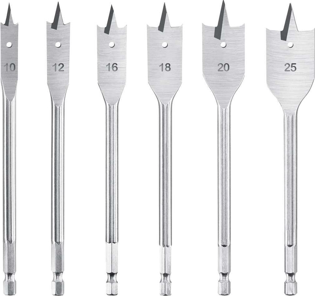 Die Grup 6 Parça Yaprak Ahşap Matkap Ucu SGS1480