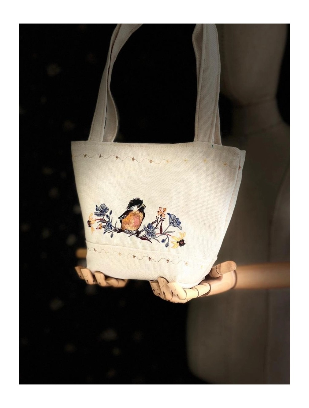 Ggart Handmade Bellıs 2’li Set Çanta, Portföy V2 görsel 3
