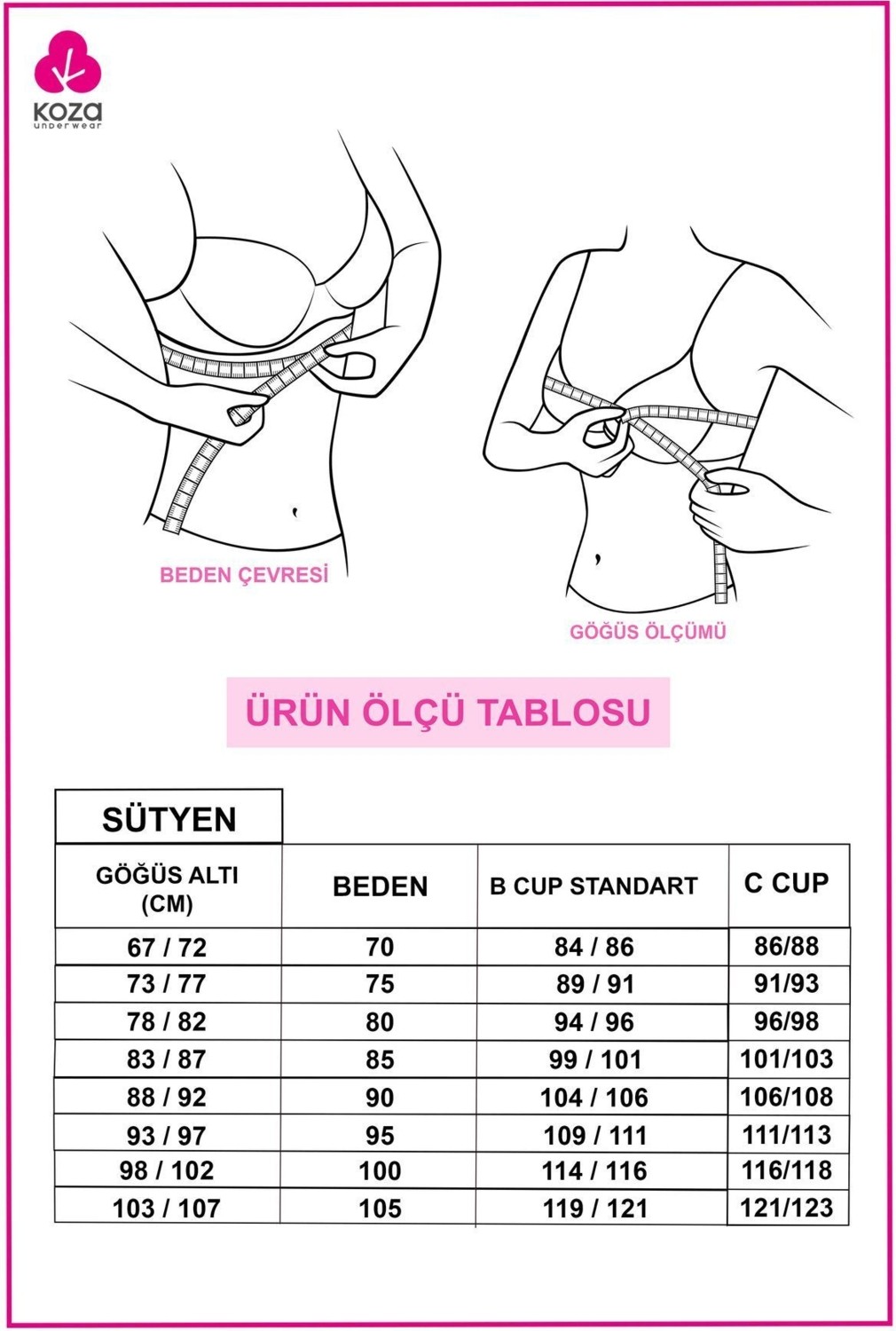 Koza İç Giyim Kadın Seamless Lazer Kesim Dikişsiz Push Up Ten Sütyen Standart Kalıp Nefes Alabilir Yapı görsel 8