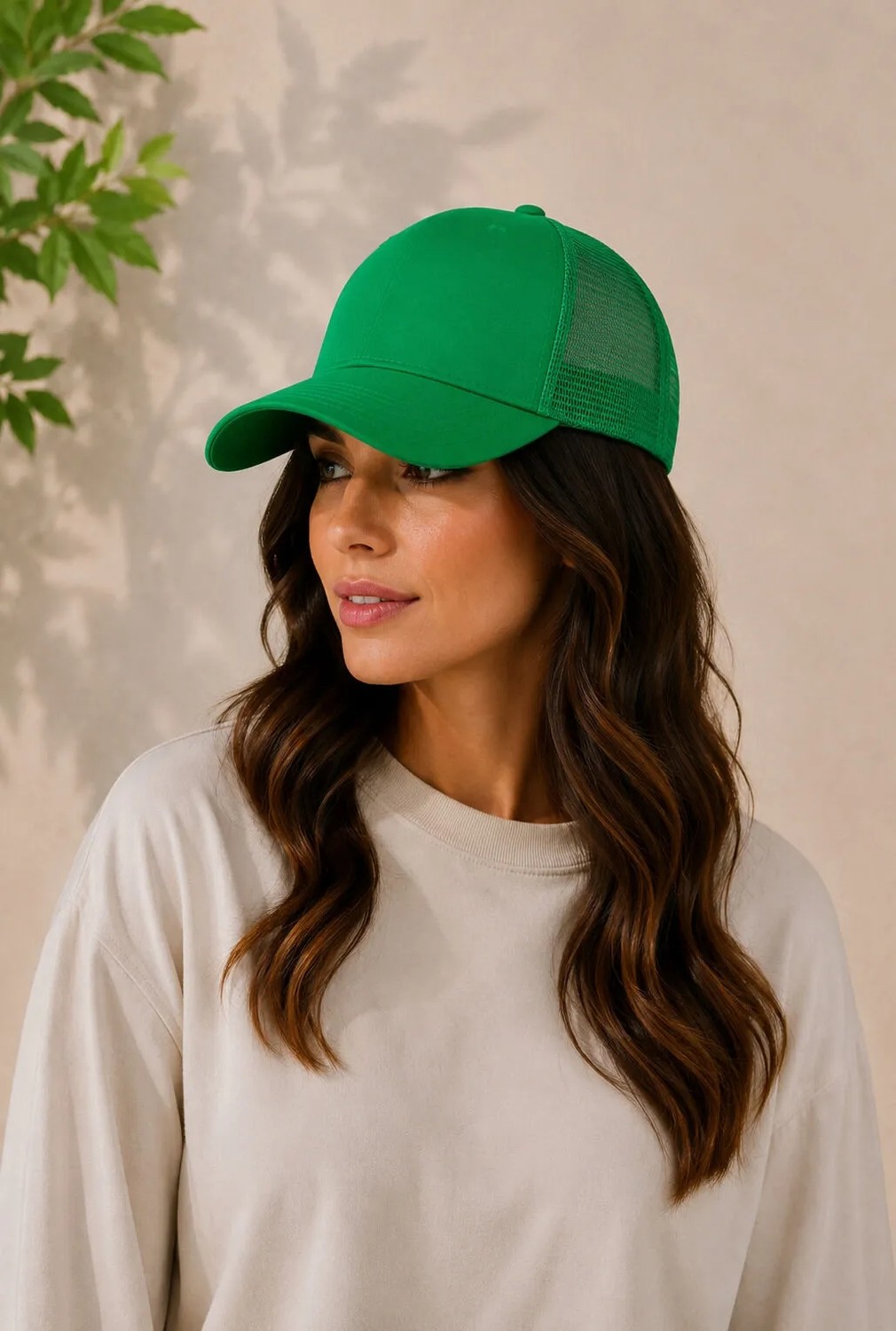 KKDSTOCK Unisex Ayarlanabilir Fileli Terletmez Poly Gabardin Şapka