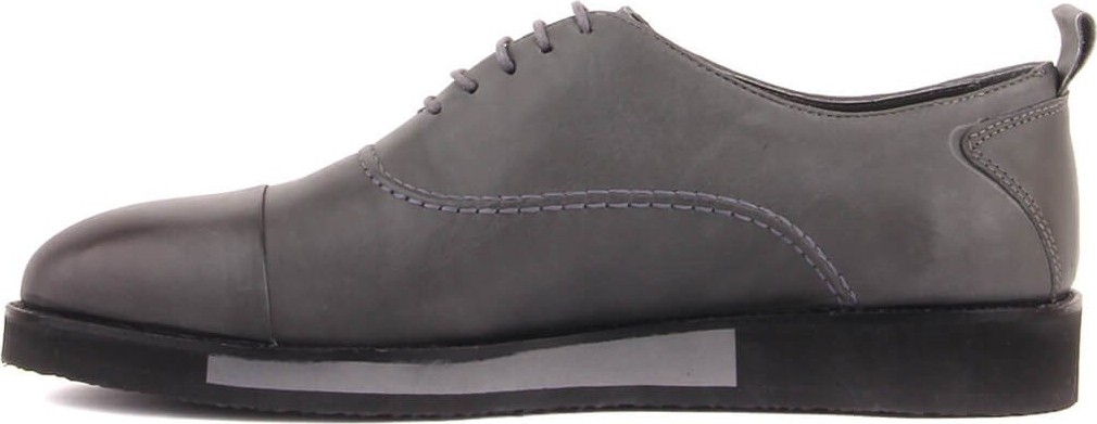 Sail Laker's - Gri Deri Erkek Günlük Ayakkabı 101-3595-11464E görsel 3