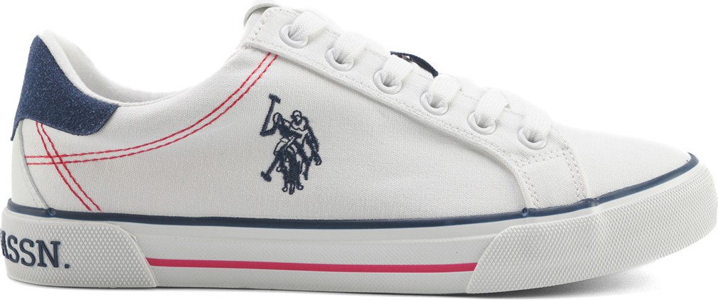 U.S. Polo Assn. Rachel 5fx Bej Kadın Sneaker Tekstil Tabanlı Düz Topuklu Şık Tasarım