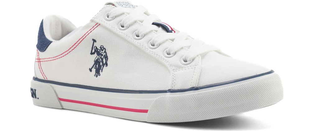 U.S. Polo Assn. Rachel 5fx Bej Kadın Sneaker Tekstil Tabanlı Düz Topuklu Şık Tasarım görsel 2