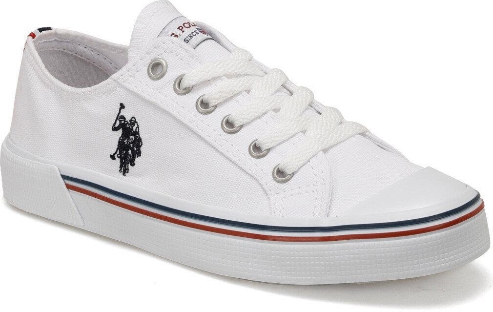 U.S. Polo Assn. U.S Polo Assn. Penelope 1FX Kadın Beyaz Bez Spor Ayakkabı görsel 5
