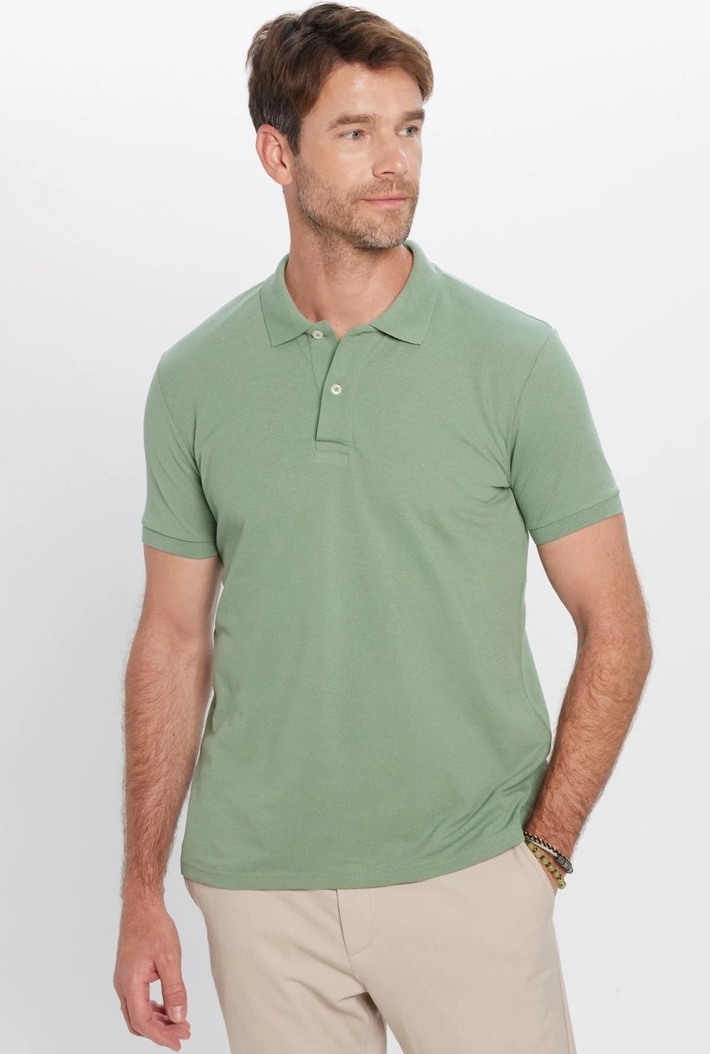 Tudors Erkek Slim Fit Dar Kesim Pamuklu Yumuşak Doku Nefes Alan Kumaş Kıvrılmaz Yaka Siyah Polo Yaka Tişört