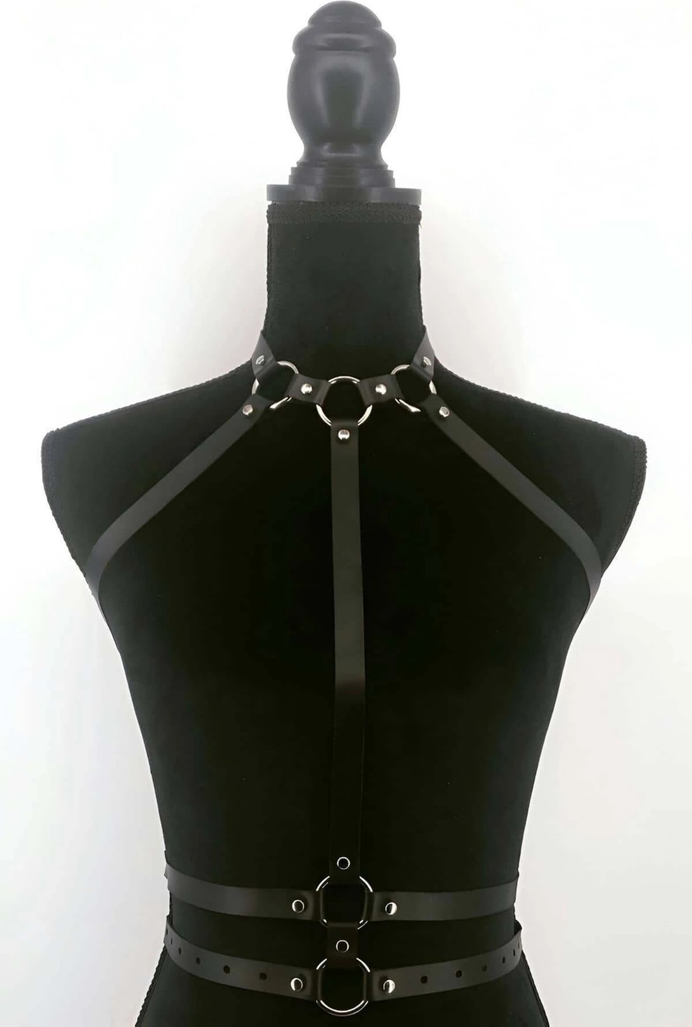 MTM My The Mall Giyim Tasma ve Bel Detaylı Şık Deri Harness - BRF545 görsel 7