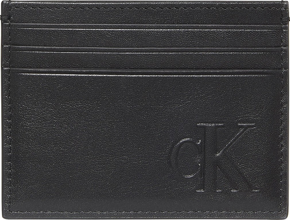 Calvin Klein Erkek Siyah Kartlık Hediye Seçeneği Olarak Şık Tasarımda Deri Cüzdan LV04G1070G-UB1