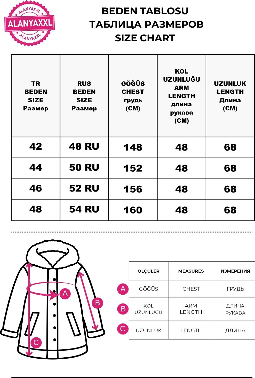 Trieste Wear Büyük Beden Içi Peluşlu Kapitone Fermuarlı Cepli Kadın Ceket görsel 3