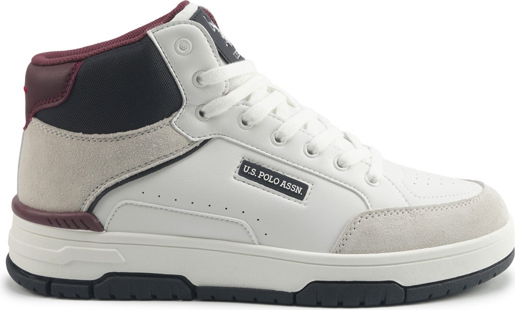 U.S. Polo Assn. Boldıe Hı 5pr Beyaz Erkek High Sneaker görsel 6