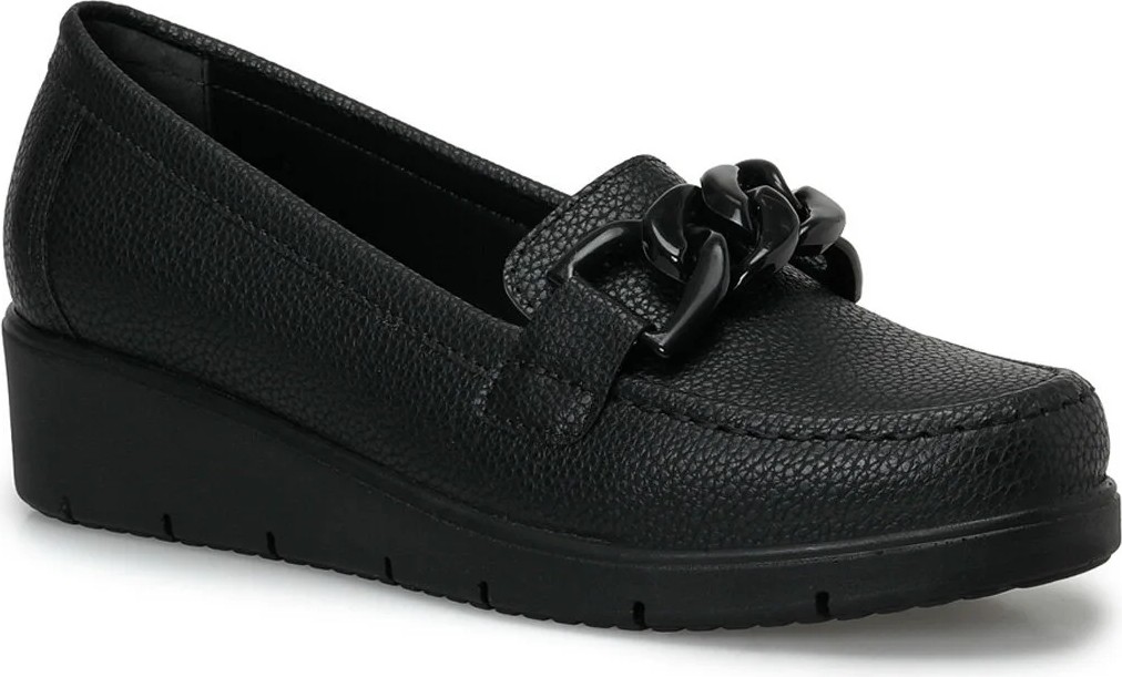 Polaris 166552.Z Siyah Kadın Loafer görsel 2