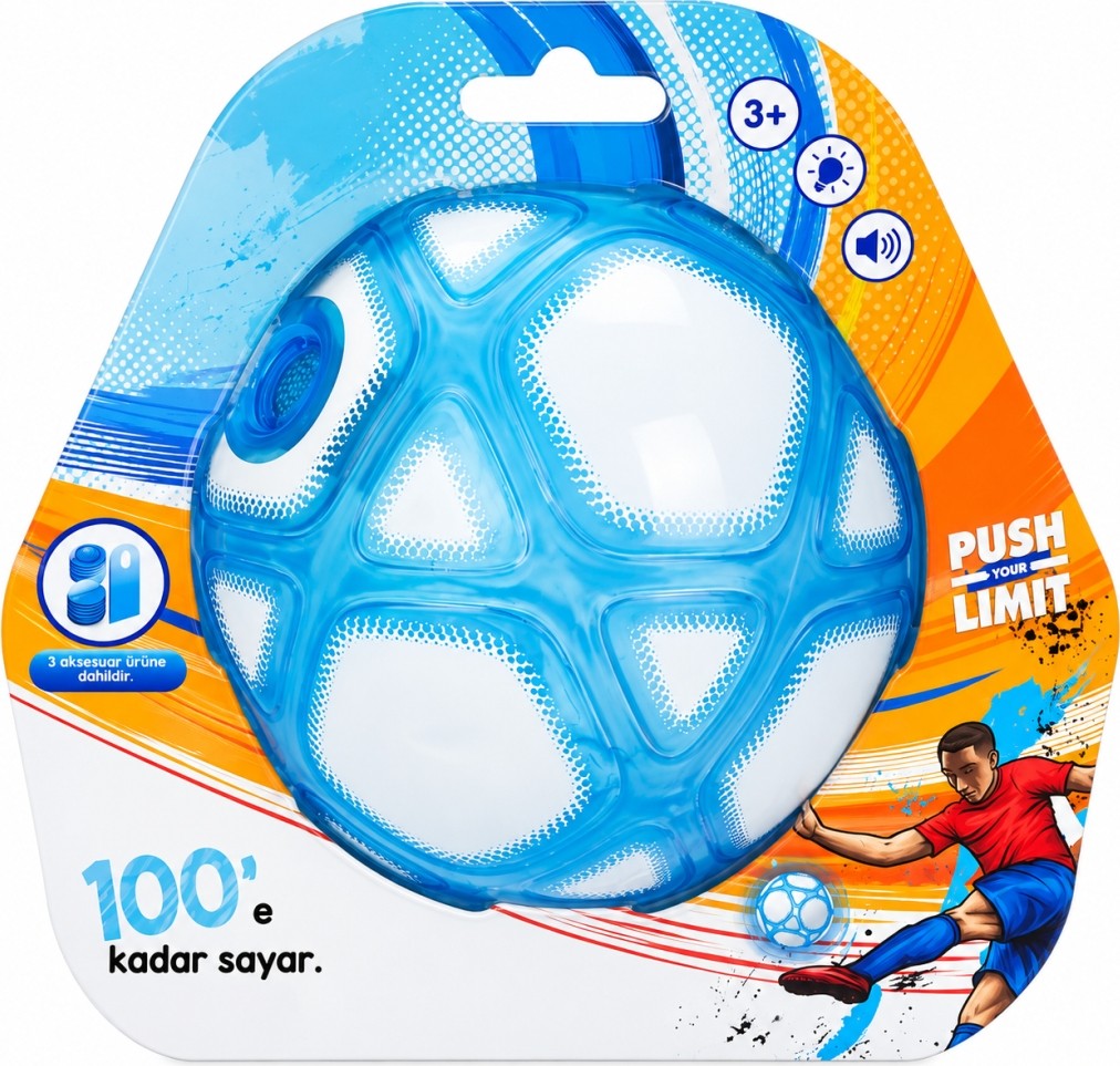 NessiWorld Sesli ve Işıklı Sayaçlı Futbol Topu görsel 5