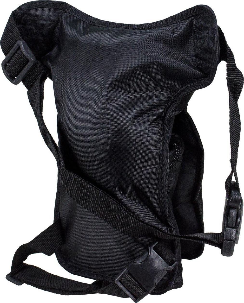Die Grup Coverzone Çok Gözlü Seyehat Spor Kullanımına Uygun Bel Bacak Omuz Göğüs Cepli Çok Bölmeli Motosiklet Bisiklet Yürüyüş ve Kamp Kullanımına Uygun Outdoor Çok Amaçlı Unisex Kadın ve Erkek Çanta Siyah görsel 2