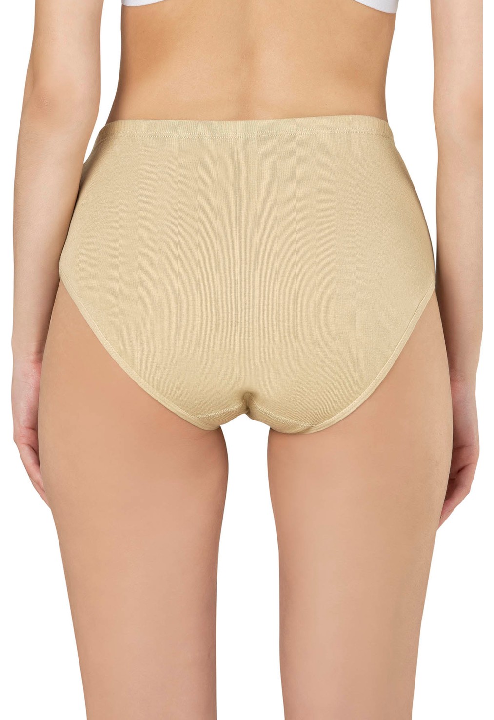 Özkan Underwear 0305 6'lı Paket Kadın Ribana Esnek Pamuklu Yüksek Bel Bato Külot görsel 6