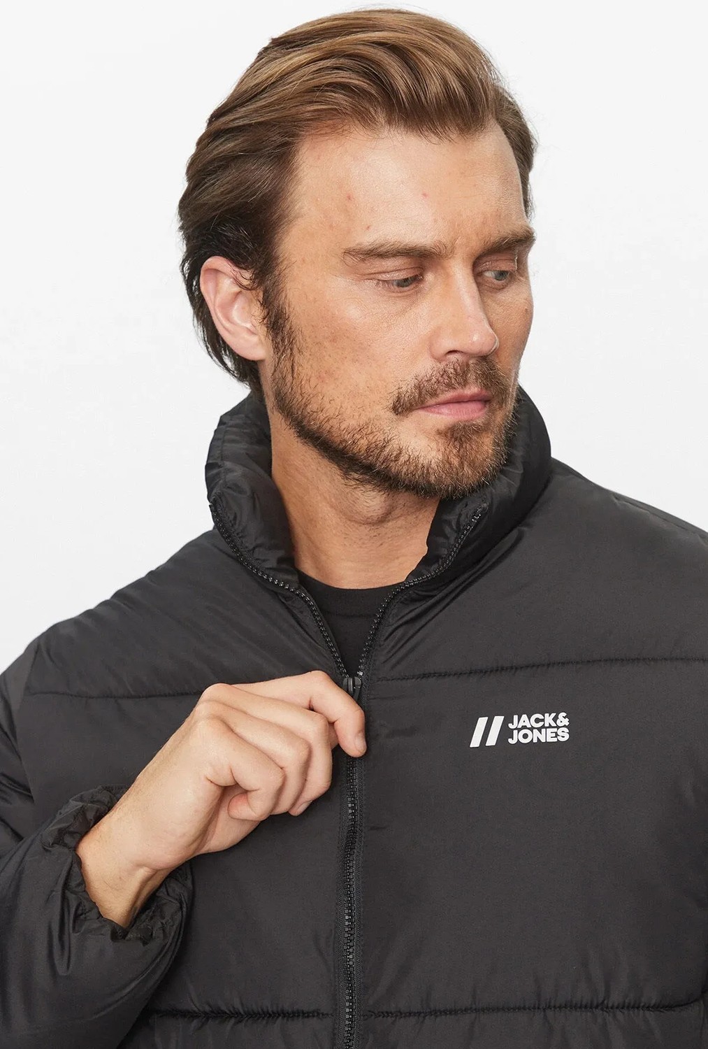 Jack & Jones Jjmax Puffer Jacket Erkek Şişme Mont Siyah 12238745 V3 görsel 6