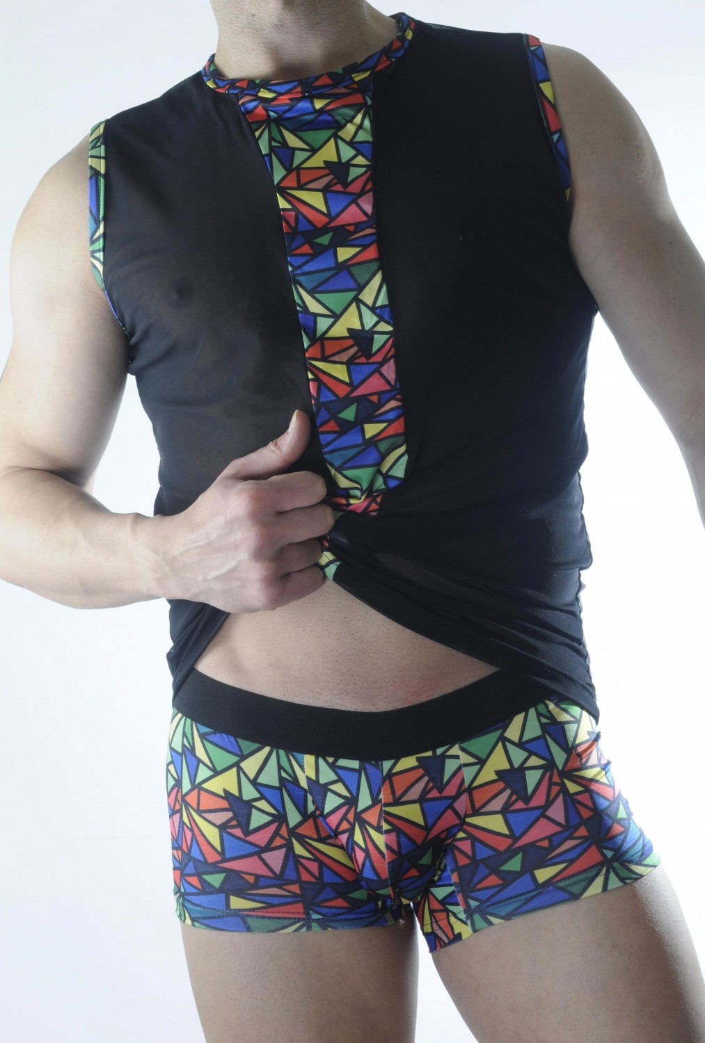 Hace Bazaar Erkek Transparan Renki Atlet Boxer Takımı