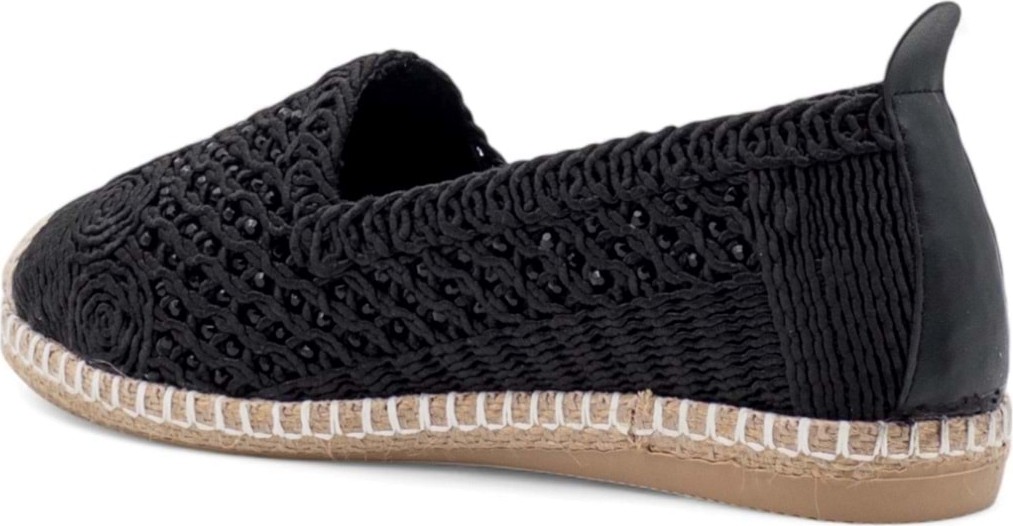 Pandora Moda Y25.82.112 Kadın Hasır Espadril Siyah görsel 4