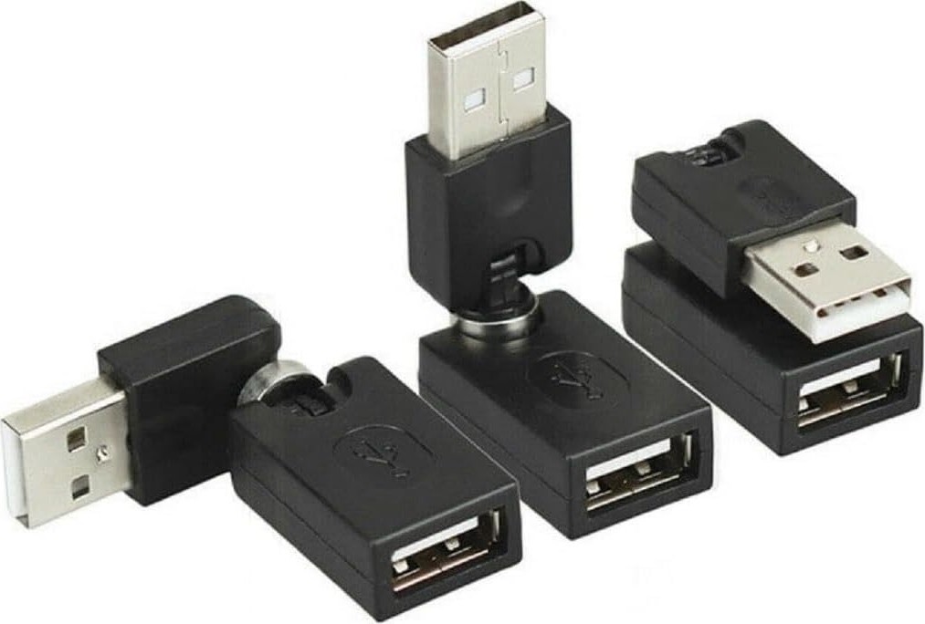 Aesco 5264 USB To Dişi Erkek 360 Derece Dönebilen Çevirici Dönüştürücü Adaptör
