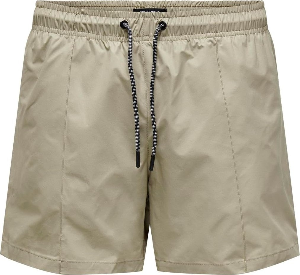 Happy Trend Only & Sons Onsted Lıfe Swım Short Solıd Pıpıng Tek Parça Mayo Erkek