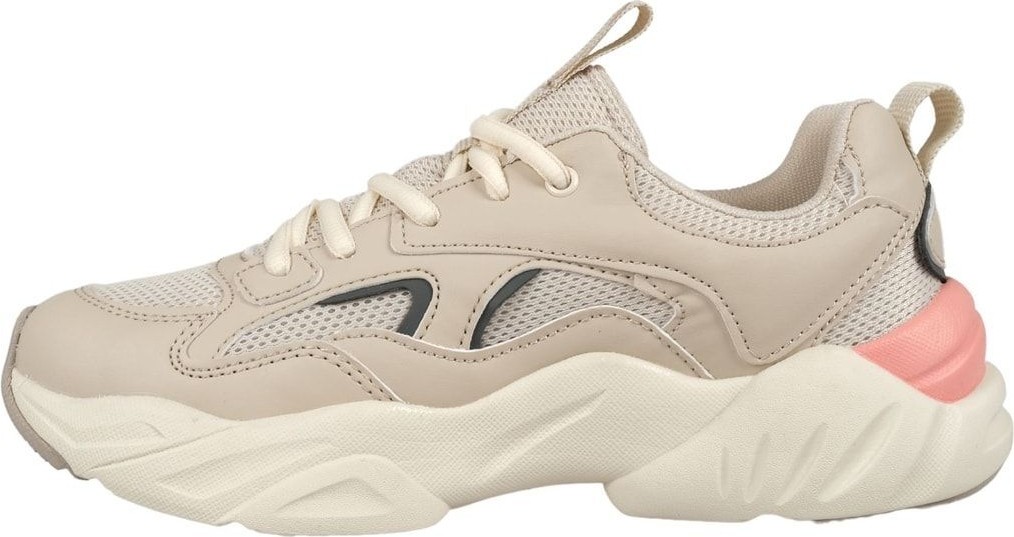 Lumberjack Dakota Bej Kadın Sneaker Spor Ayakkabı V3 Düz Taban P-U Malzeme ile Rahat Kullanım görsel 7