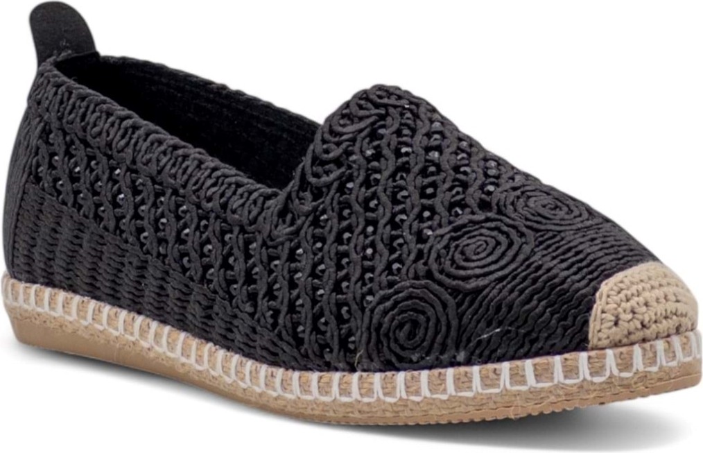 Pandora Moda Y25.82.112 Kadın Hasır Espadril Siyah görsel 3