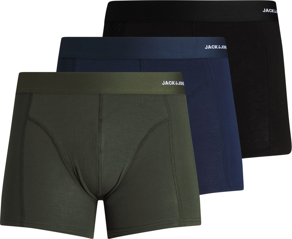 Jack & Jones Erkek Siyah 3'lü Boxer (12198852-B) görsel 8
