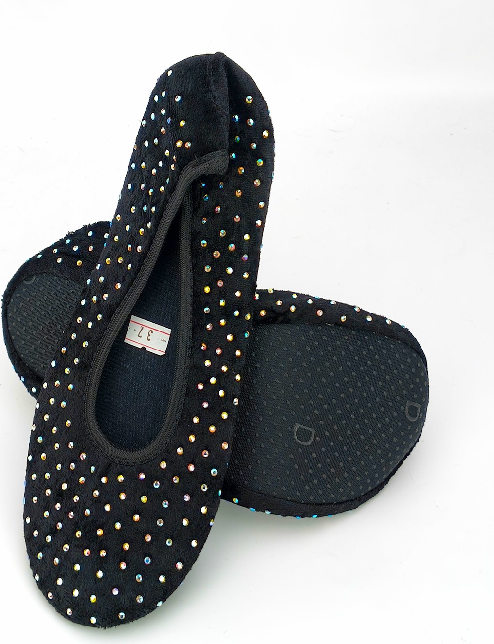 Ceyda Shoes Süslü Interlok Ev,hac Tavaf Umre Babeti, Hediye, Günlük Babet,tüylü Babet, Panduf, Patik, Gösteri Pisi Pisi görsel 3