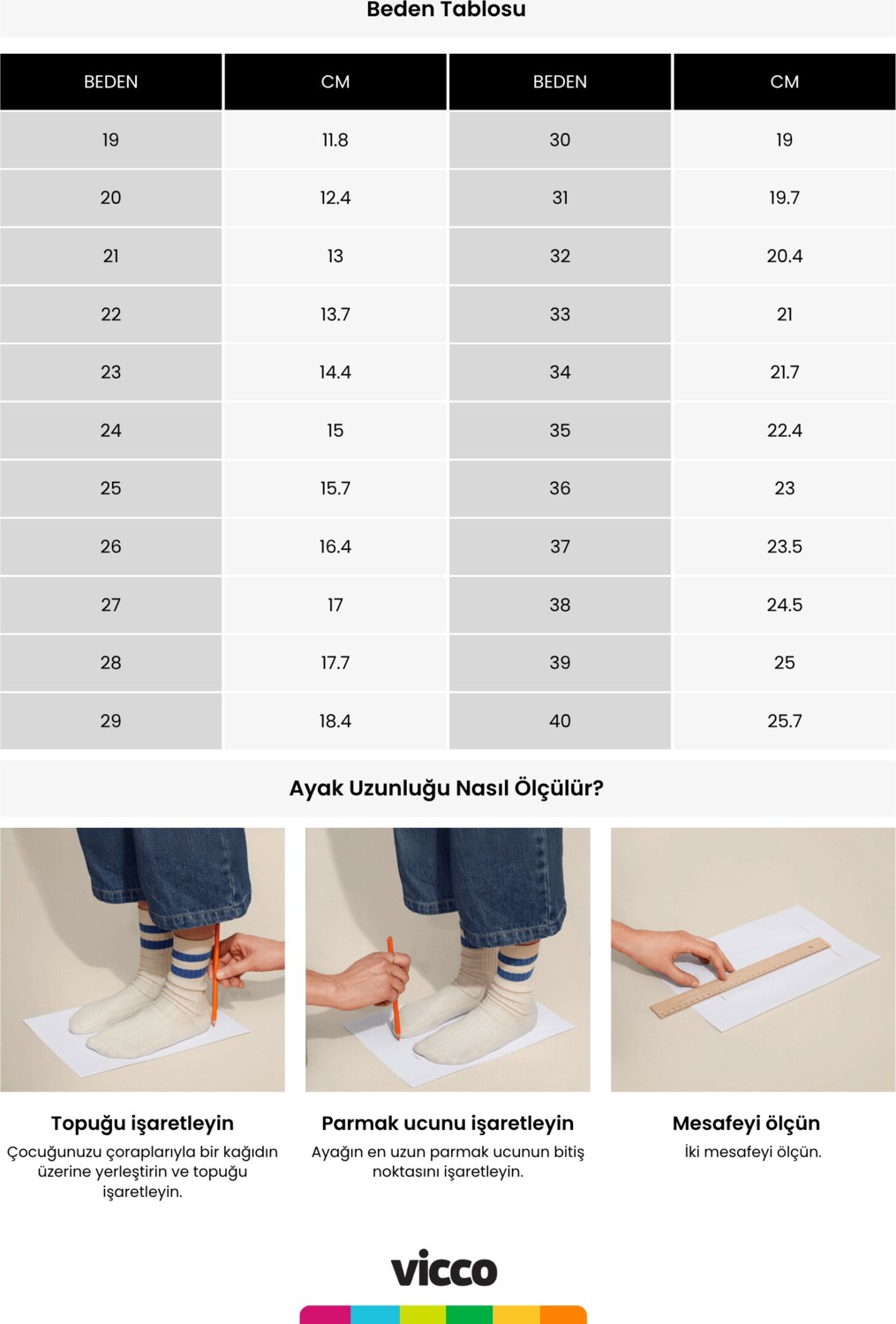 Vicco Oyo Iı Işıklı Unisex Okul Öncesi Bej Sneaker görsel 5